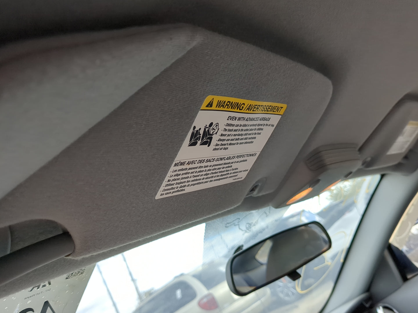 2005-2011 Ford Mustang Sun Visor Shade Replacement Driver Left Mirror Fits Fits 2005 2006 2007 2008 2009 2010 2011 OEM Used 