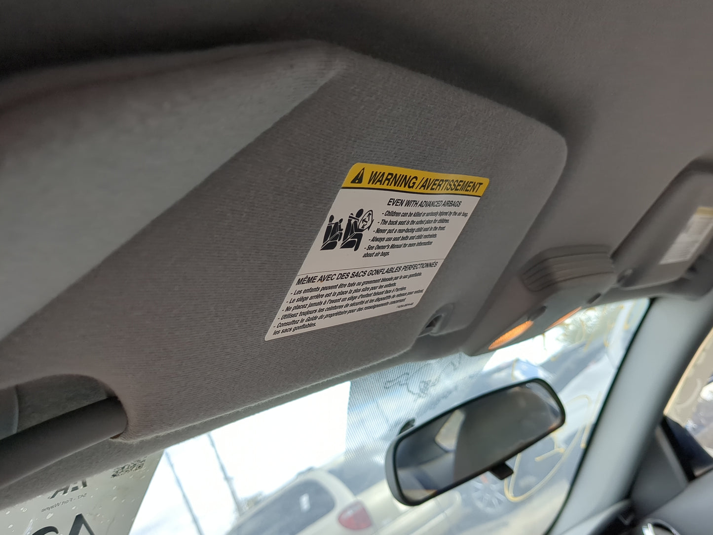 2005-2011 Ford Mustang Sun Visor Shade Replacement Driver Left Mirror Fits Fits 2005 2006 2007 2008 2009 2010 2011 OEM Used 