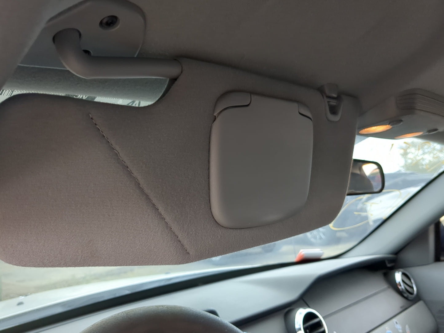 2005-2011 Ford Mustang Sun Visor Shade Replacement Driver Left Mirror Fits Fits 2005 2006 2007 2008 2009 2010 2011 OEM Used 