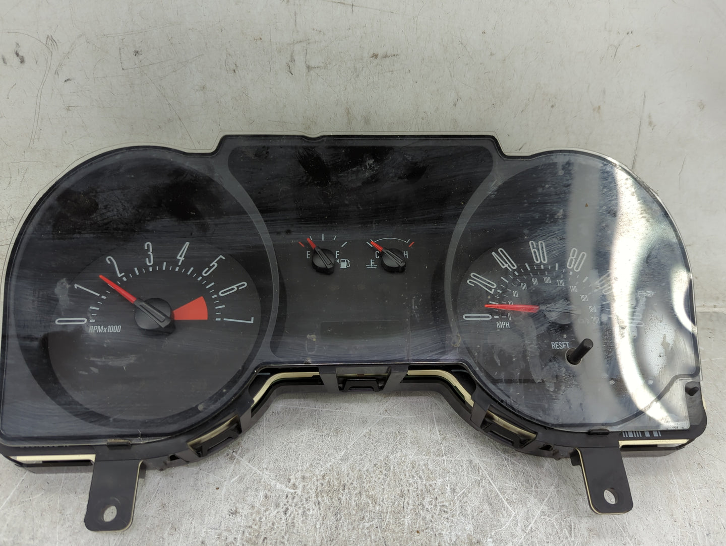 2007-2009 Ford Mustang Instrument Cluster Speedometer Gauges P/N:7R33-10849-AC Fits Fits 2007 2008 2009 OEM Used Auto Parts 