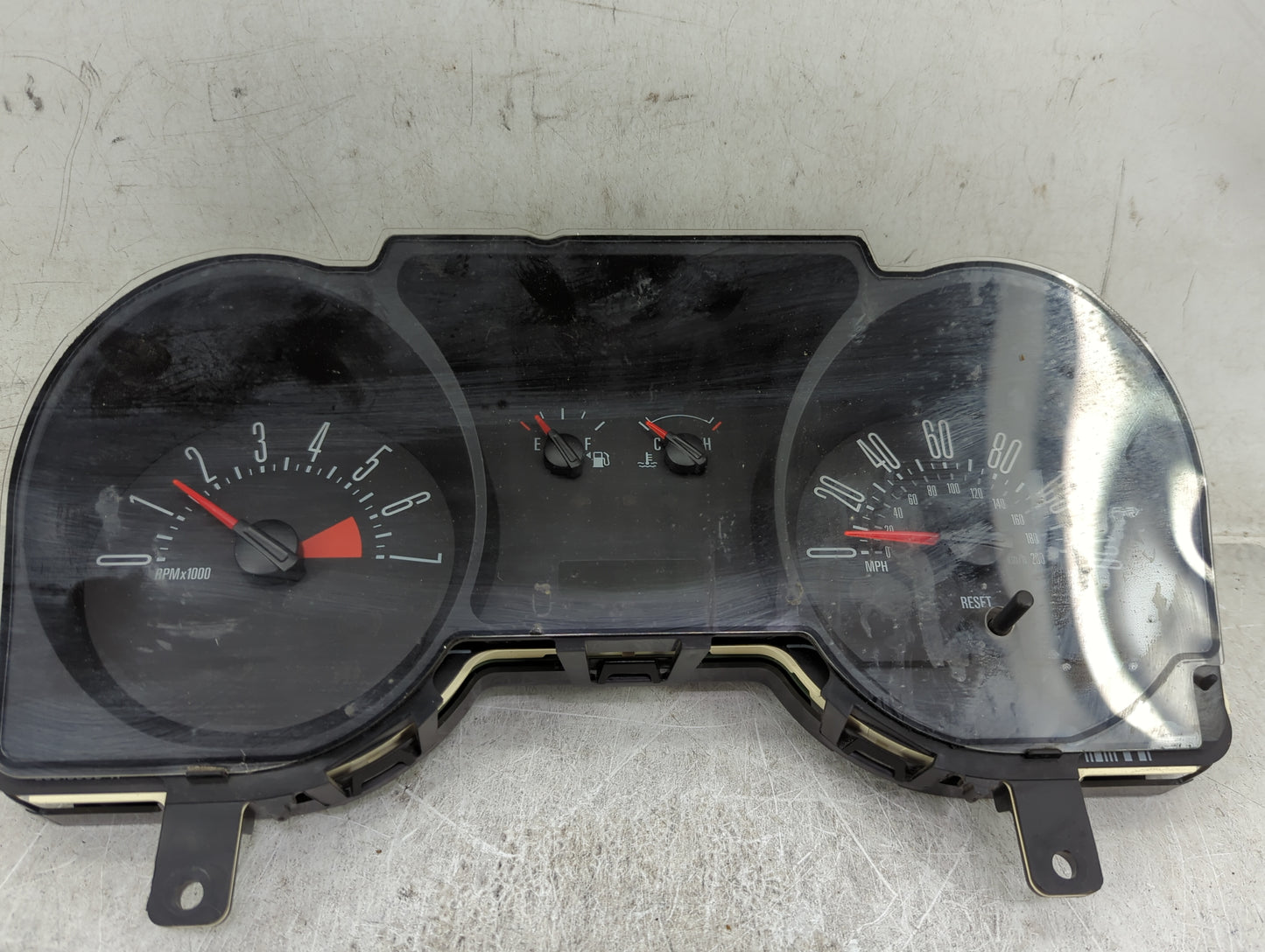 2007-2009 Ford Mustang Instrument Cluster Speedometer Gauges P/N:7R33-10849-AC Fits Fits 2007 2008 2009 OEM Used Auto Parts 