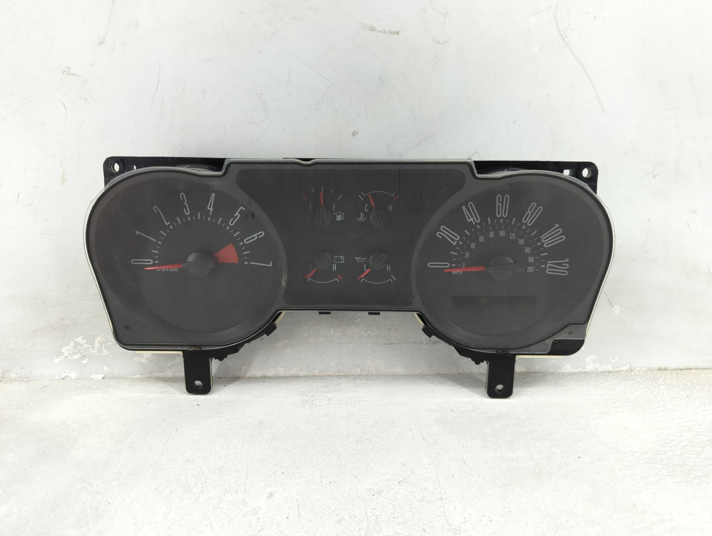 2007 Ford Mustang Instrument Cluster Speedometer Gauges P/N:7R33-10849-EC 6110348 Fits OEM Used Auto Parts - Oemusedautopart