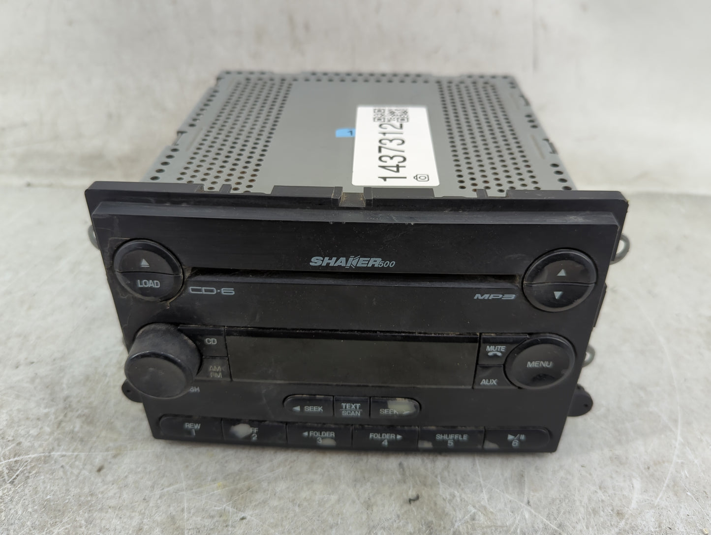 2007 Ford Mustang Radio AM FM Cd Player Receiver Replacement P/N:7R3T-18C815-PB 28084516 Fits OEM Used Auto Parts - Oemuseda