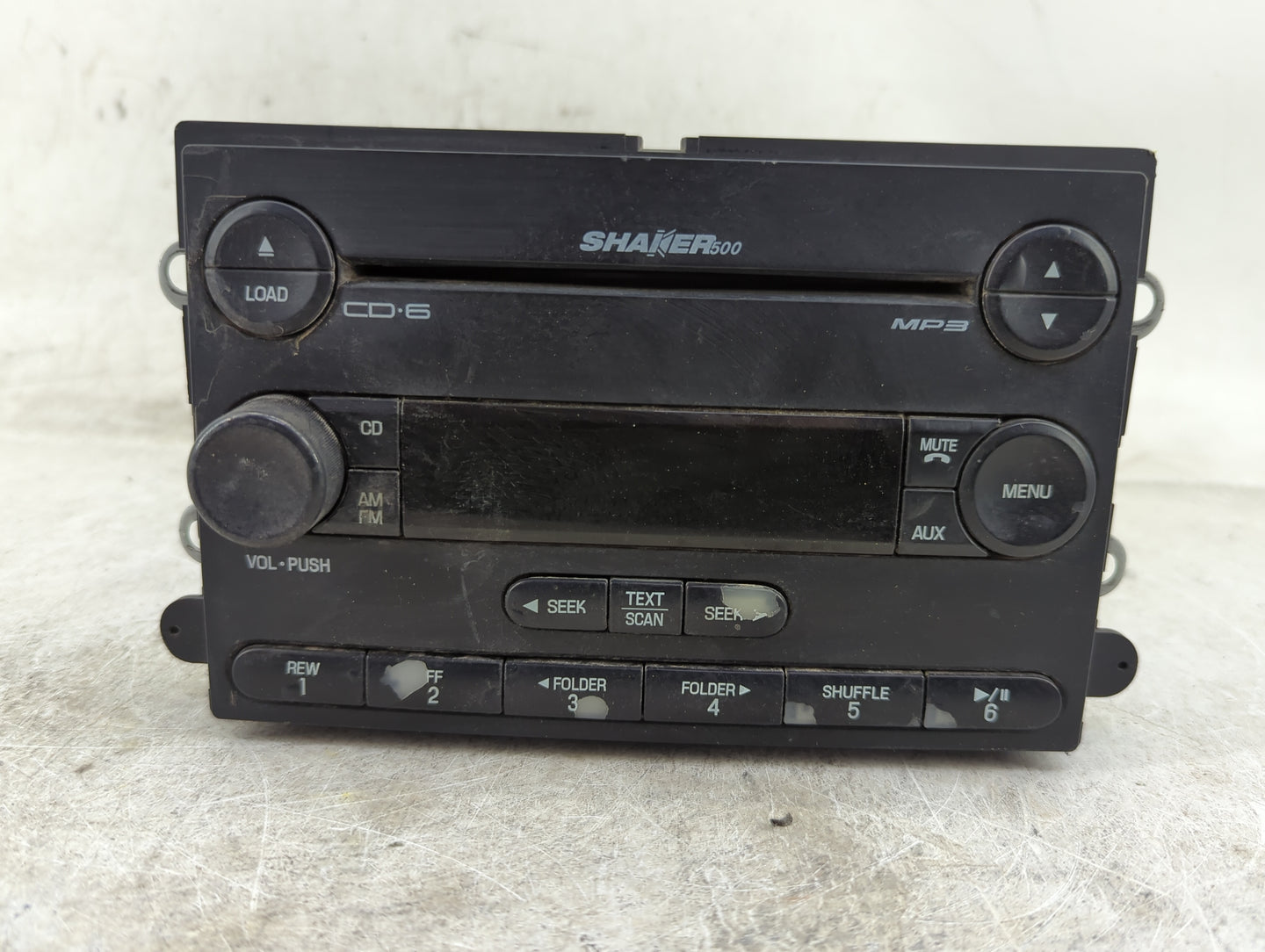 2007 Ford Mustang Radio AM FM Cd Player Receiver Replacement P/N:7R3T-18C815-PB 28084516 Fits OEM Used Auto Parts - Oemuseda