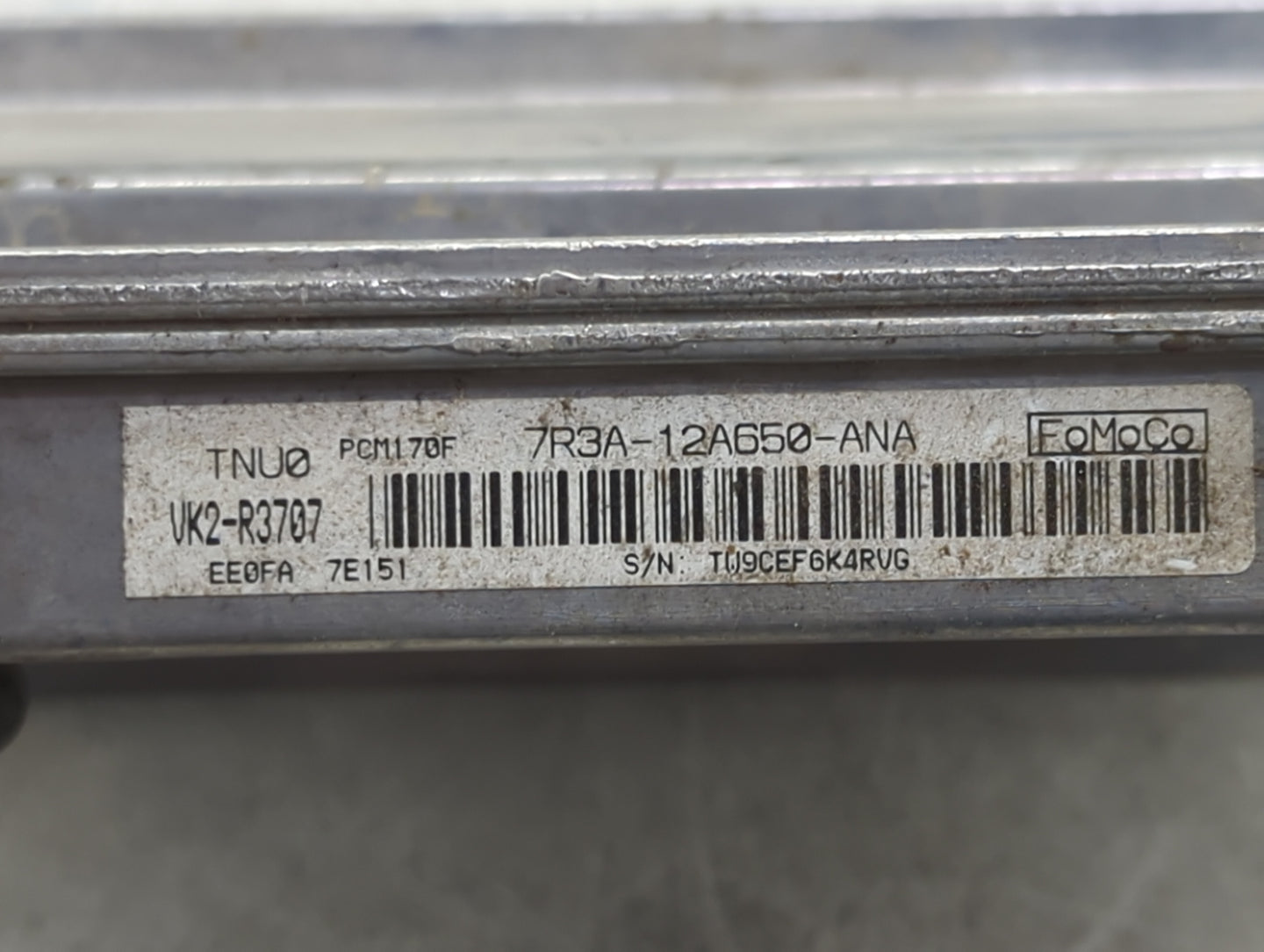 2007-2008 Ford Mustang PCM Engine Control Computer ECU ECM PCU OEM P/N:7R3A-12A650-ANA Fits Fits 2007 2008 OEM Used Auto Par