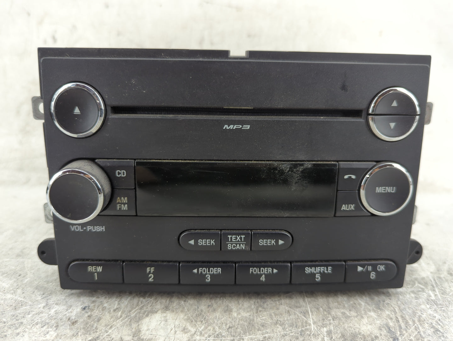 2008 Ford Mustang Radio AM FM Cd Player Receiver Replacement P/N:8R3T-18C869-AF Fits OEM Used Auto Parts - Oemusedautoparts1