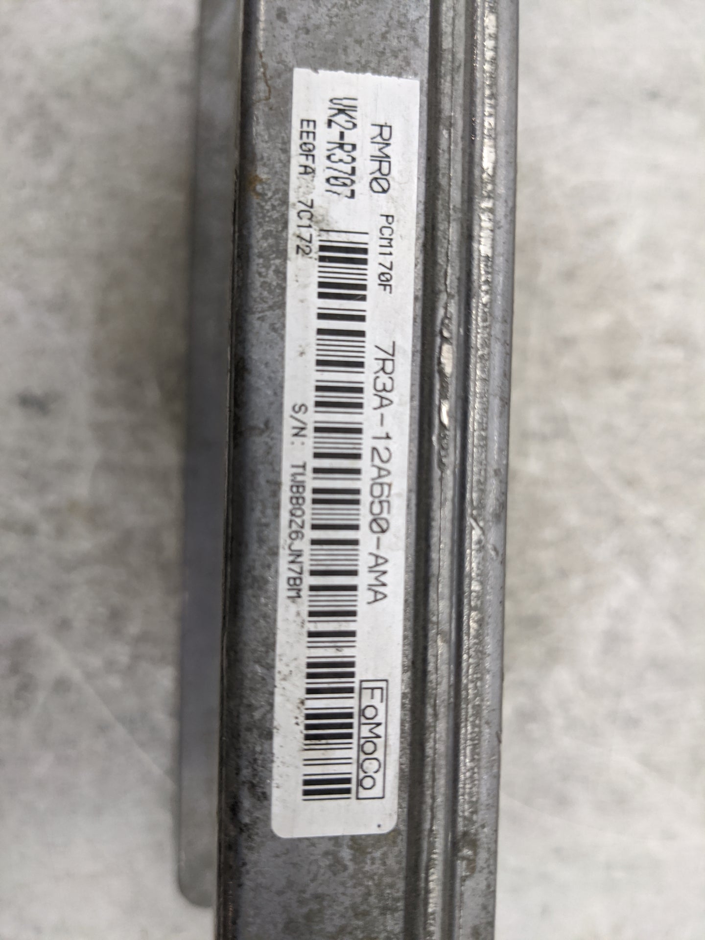 2007-2008 Ford Mustang PCM Engine Control Computer ECU ECM PCU OEM P/N:7R3A-12A650-AMA VK2-R3707, PCM170F Fits Fits 2007 200