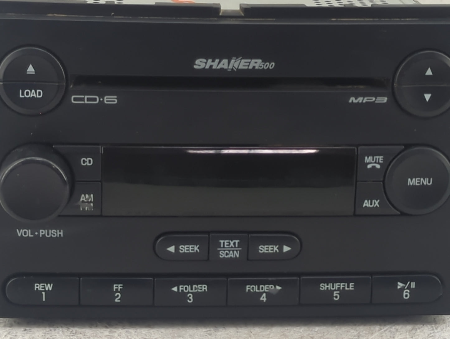 2007 Ford Mustang Radio AM FM Cd Player Receiver Replacement P/N:7R3T-18C815-NB 28084514 Fits OEM Used Auto Parts - Oemuseda
