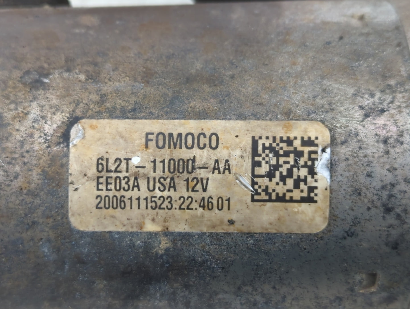 2005-2010 Ford Mustang Car Starter Motor Solenoid OEM P/N:6L2T-11000-AA Fits Fits 2005 2006 2007 2008 2009 2010 OEM Used Aut