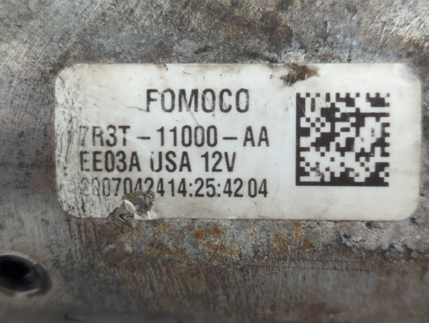 2005-2010 Ford Mustang Car Starter Motor Solenoid OEM P/N:7R3T-11000-AA Fits Fits 2005 2006 2007 2008 2009 2010 OEM Used Aut