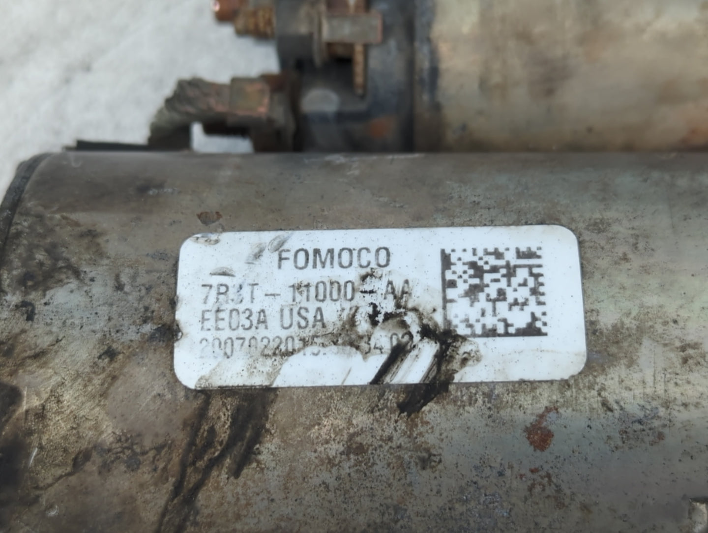 2005-2010 Ford Mustang Car Starter Motor Solenoid OEM P/N:F0M0C0 7R3T-11000-AA Fits Fits 2005 2006 2007 2008 2009 2010 OEM U