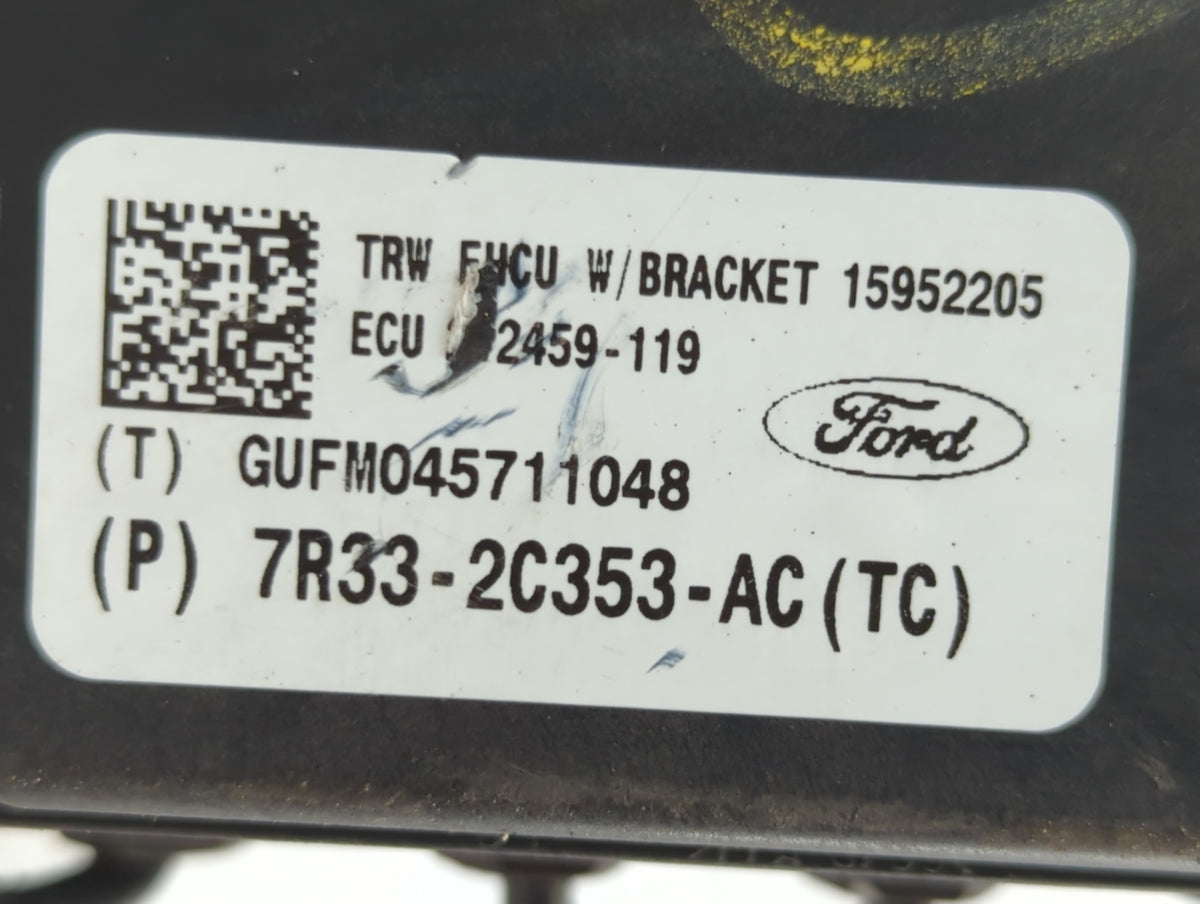 2007-2009 Ford Mustang Anti-Lock Brake ABS Pump Module Actuator OEM P/N:7R33-2C353-AC Fits Fits 2007 2008 2009 OEM Used Auto