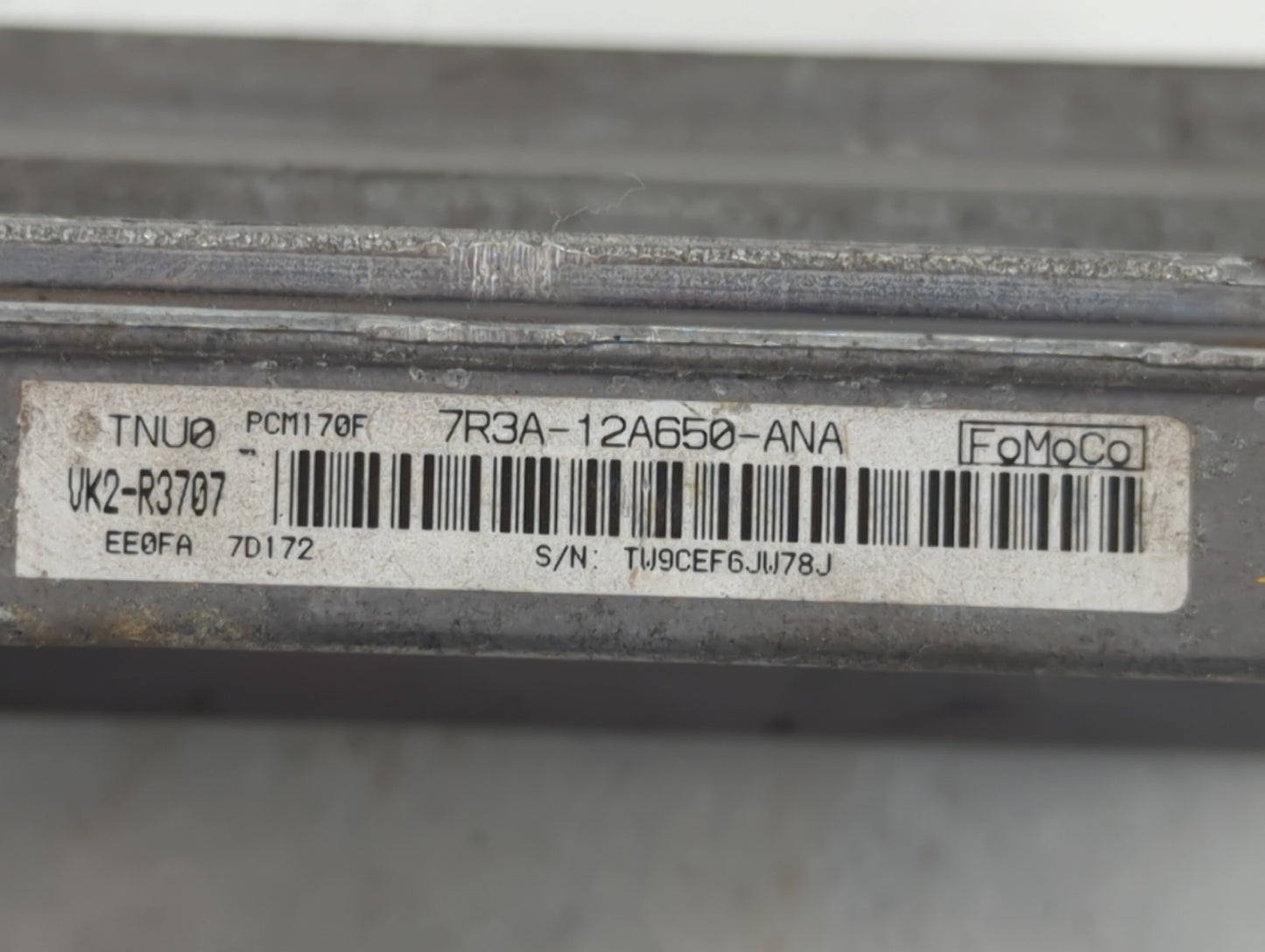 2007-2008 Ford Mustang PCM Engine Control Computer ECU ECM PCU OEM P/N:7R3A-12A650-ANA Fits Fits 2007 2008 OEM Used Auto Par