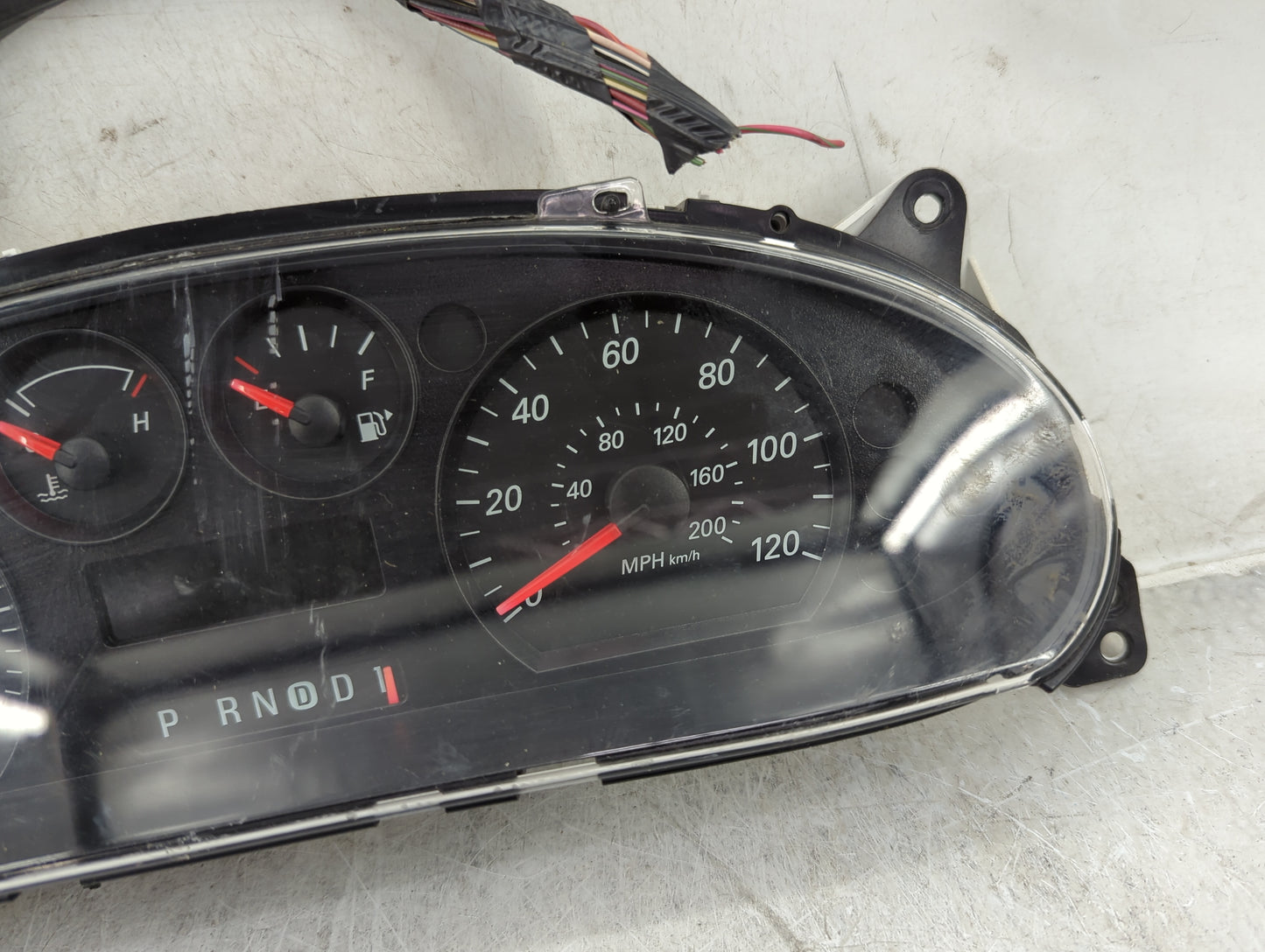 2007 Ford Taurus Instrument Cluster Speedometer Gauges P/N:XF1F-10A855-K Fits OEM Used Auto Parts - Oemusedautoparts1.com