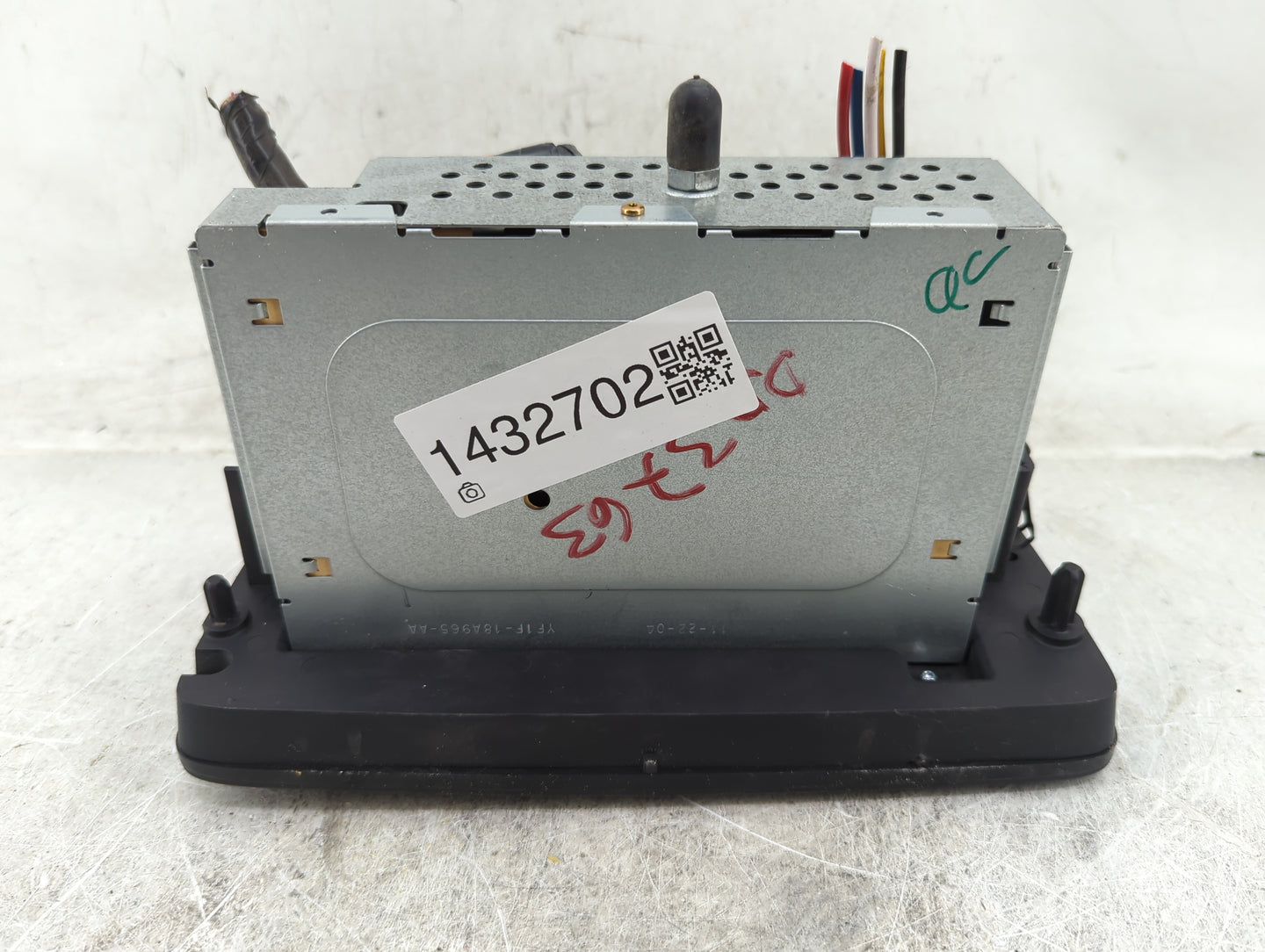 2007 Ford Taurus Climate Control Module Temperature AC/Heater Replacement P/N:4F1T-18C858-DC YF1F-18A965-AA Fits OEM Used Au
