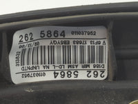 2000-2007 Ford Taurus Driver Left Side View Manual Door Mirror Black - Oemusedautoparts1.com