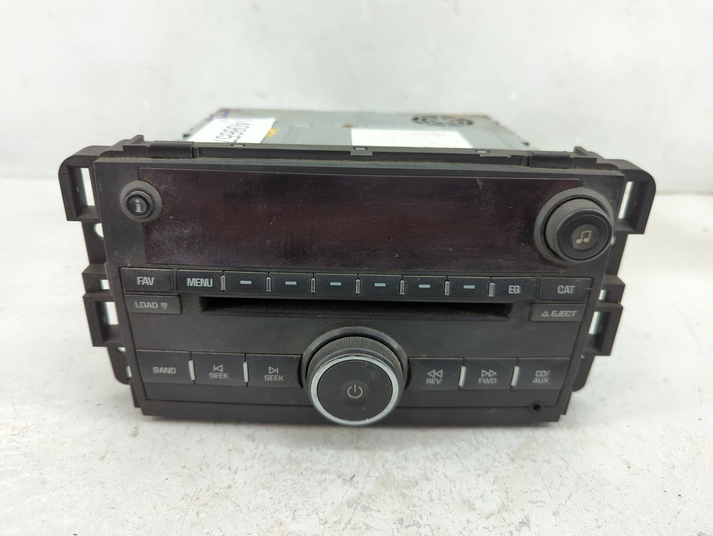 2007-2008 Gmc Acadia Radio AM FM Cd Player Receiver Replacement P/N:25917960 Fits Fits 2007 2008 OEM Used Auto Parts - Oemus