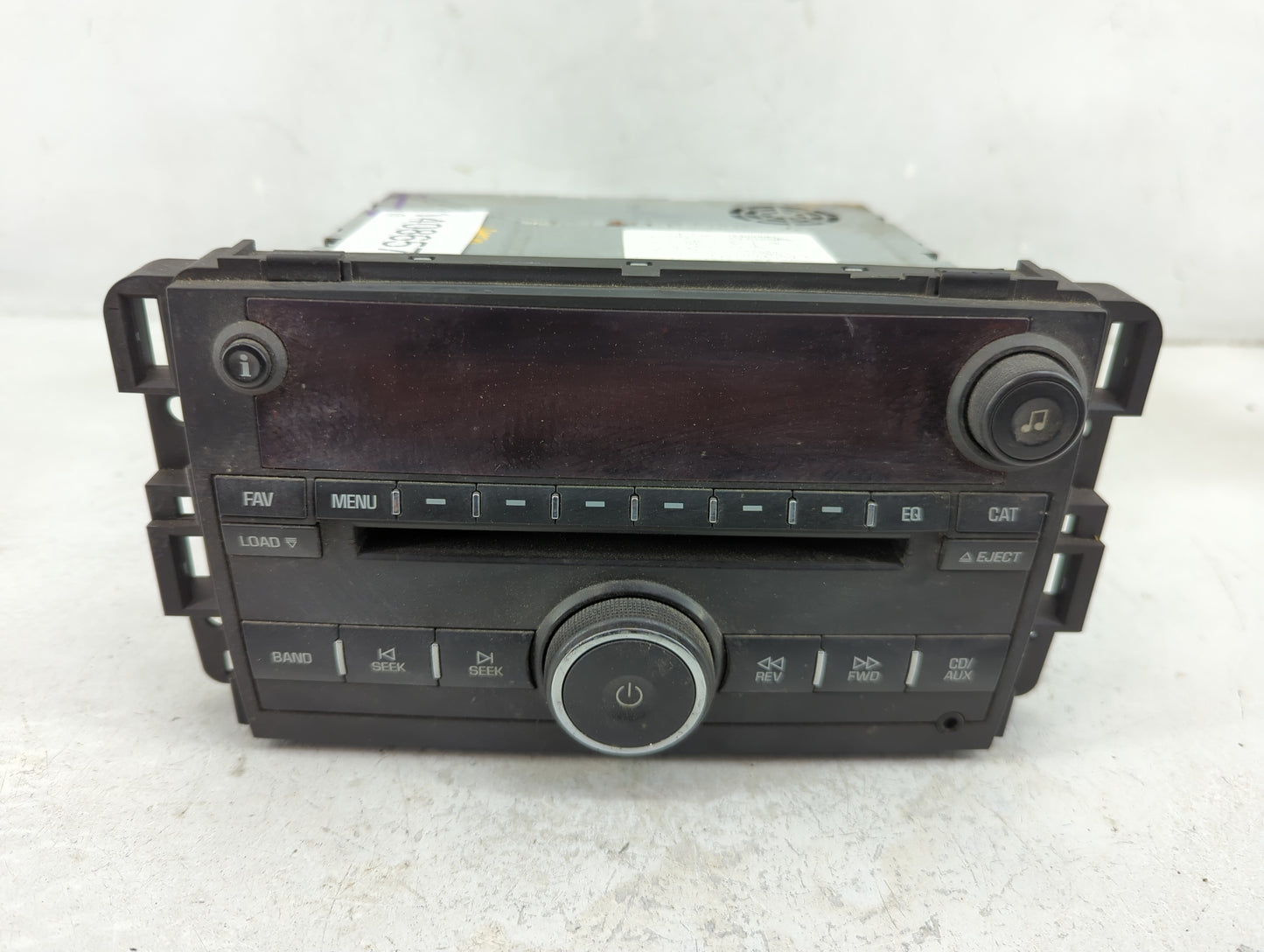 2007-2008 Gmc Acadia Radio AM FM Cd Player Receiver Replacement P/N:25917960 Fits Fits 2007 2008 OEM Used Auto Parts - Oemus