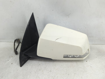2007 Gmc Acadia Driver Left Side View Manual Door Mirror White - Oemusedautoparts1.com