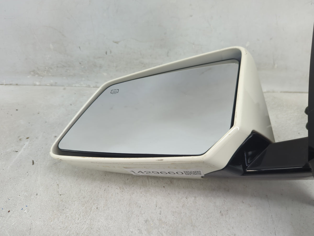 2007 Gmc Acadia Driver Left Side View Manual Door Mirror White - Oemusedautoparts1.com