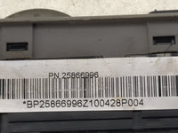 2006-2009 Gmc Envoy Master Power Window Switch Replacement Driver Side Left P/N:25866996 BP25866996Z100428P004 Fits OEM Used