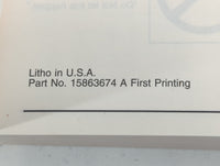 2007 Gmc Envoy Owners Manual Book Guide P/N:15863674 A OEM Used Auto Parts - Oemusedautoparts1.com