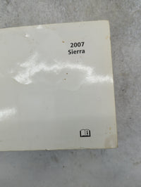 2007 Gmc Sierra Owners Manual Book Guide P/N:25817256 OEM Used Auto Parts - Oemusedautoparts1.com