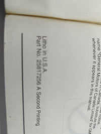 2007 Gmc Sierra Owners Manual Book Guide P/N:25817256 OEM Used Auto Parts - Oemusedautoparts1.com