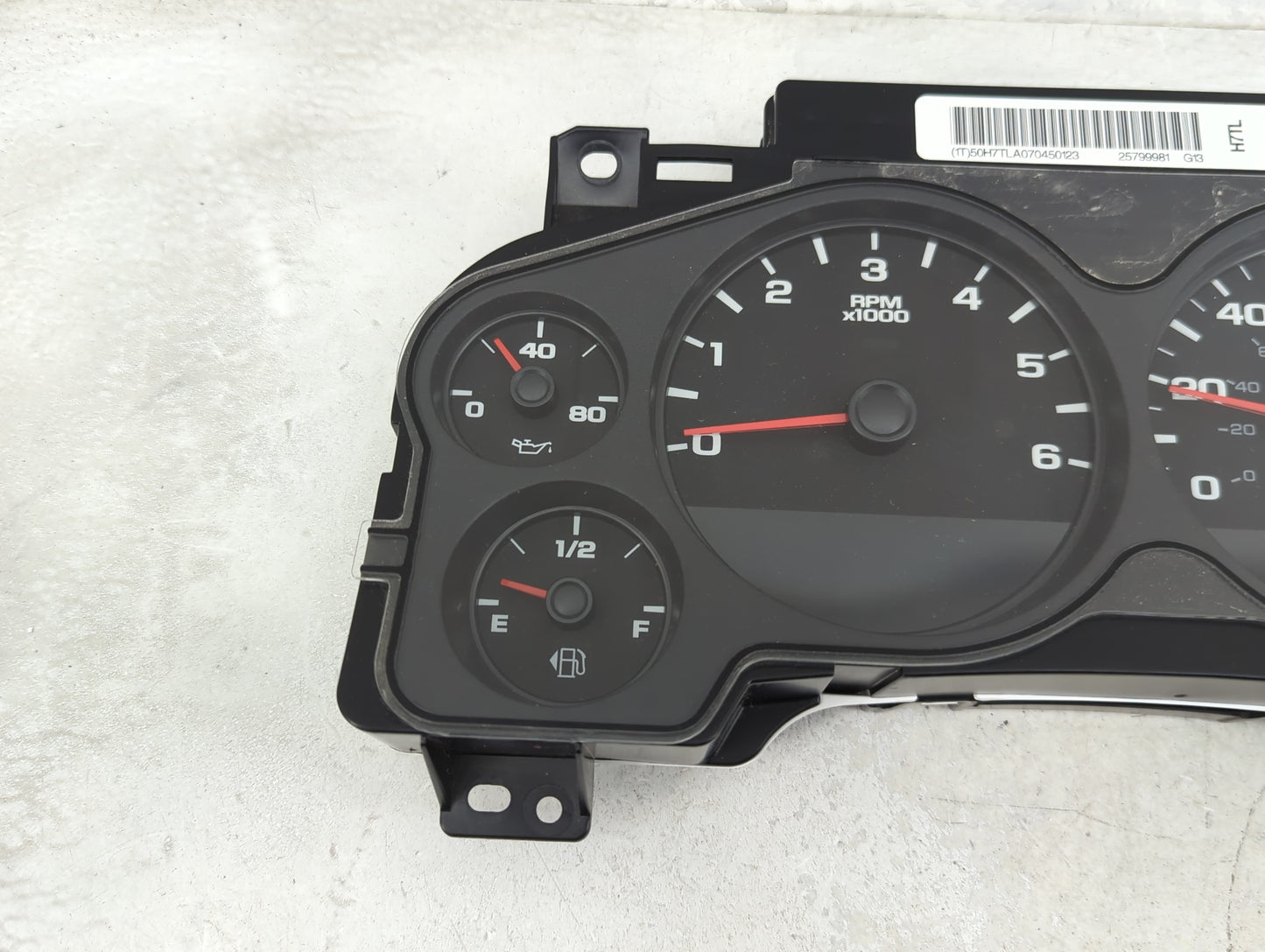 2007-2011 Gmc Sierra 1500 Instrument Cluster Speedometer Gauges P/N:25799981 Miles: Fits Fits 2007 2008 2009 2010 2011 OEM U