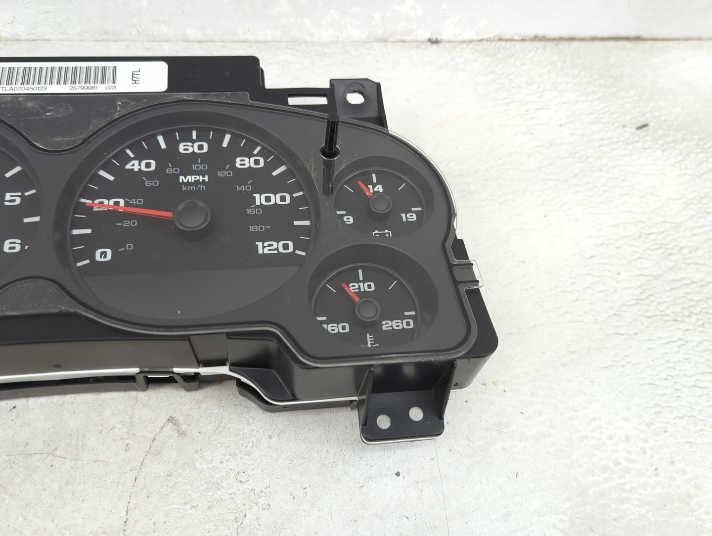 2007-2011 Gmc Sierra 1500 Instrument Cluster Speedometer Gauges P/N:25799981 Miles: Fits Fits 2007 2008 2009 2010 2011 OEM U