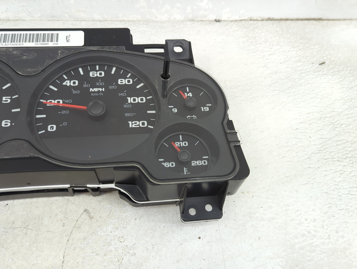 2007-2011 Gmc Sierra 1500 Instrument Cluster Speedometer Gauges P/N:25799981 Miles: Fits Fits 2007 2008 2009 2010 2011 OEM U