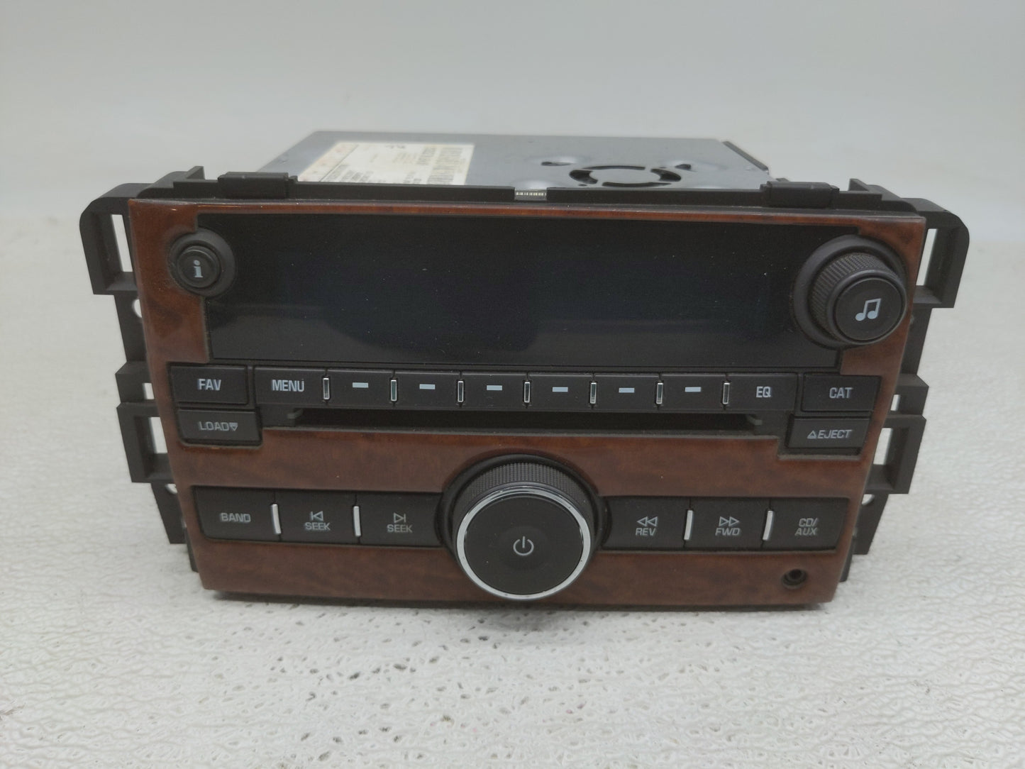 2007-2009 Gmc Yukon Radio AM FM Cd Player Receiver Replacement P/N:25782842 Fits Fits 2007 2008 2009 2010 OEM Used Auto Part