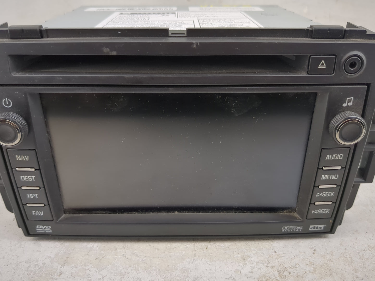 2007-2008 Gmc Yukon Radio AM FM Cd Player Receiver Replacement P/N:CQ-UG9560X 15882766 Fits Fits 2007 2008 OEM Used Auto Par