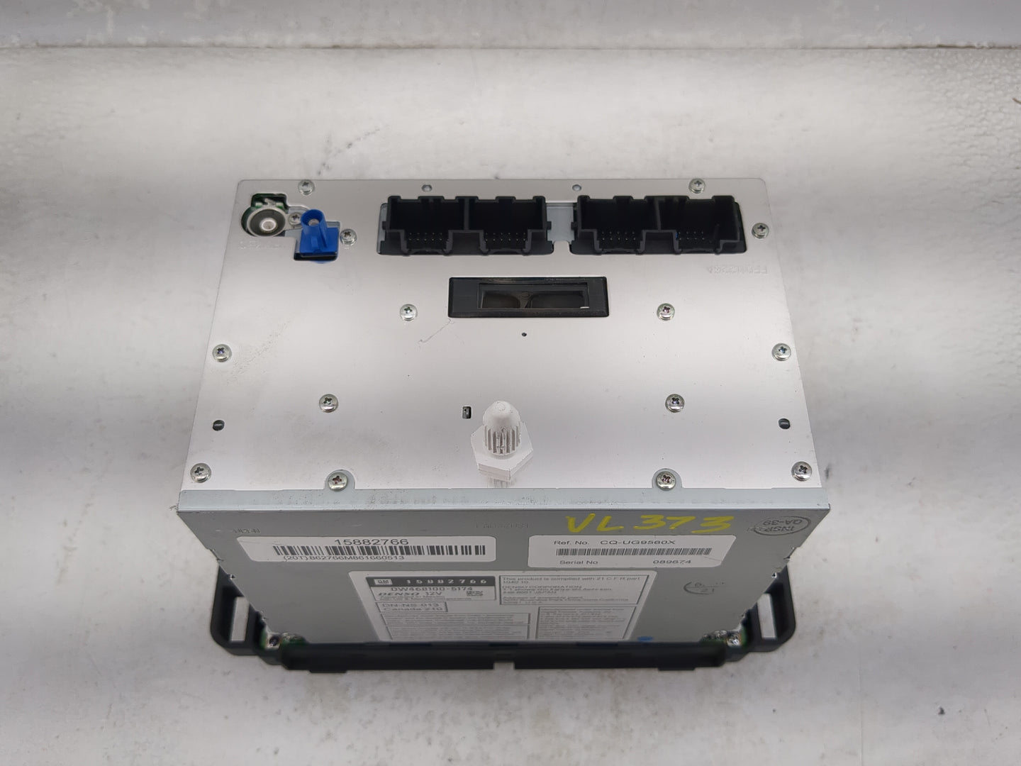 2007-2008 Gmc Yukon Radio AM FM Cd Player Receiver Replacement P/N:CQ-UG9560X 15882766 Fits Fits 2007 2008 OEM Used Auto Par