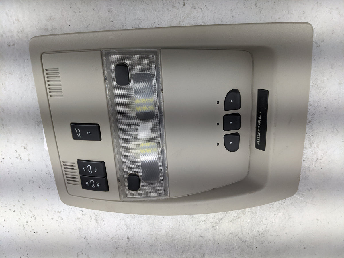 2007-2009 Gmc Yukon Overhead Console W/rear Climate Control Tan - Oemusedautoparts1.com