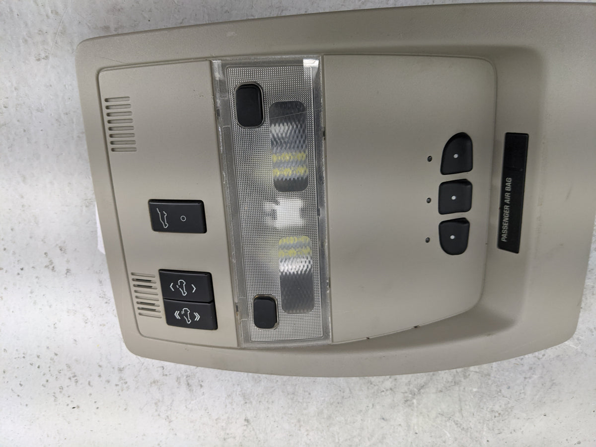 2007-2009 Gmc Yukon Overhead Console W/rear Climate Control Tan - Oemusedautoparts1.com