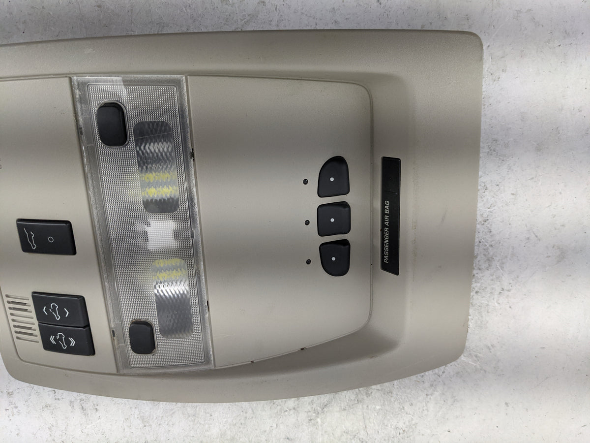 2007-2009 Gmc Yukon Overhead Console W/rear Climate Control Tan - Oemusedautoparts1.com