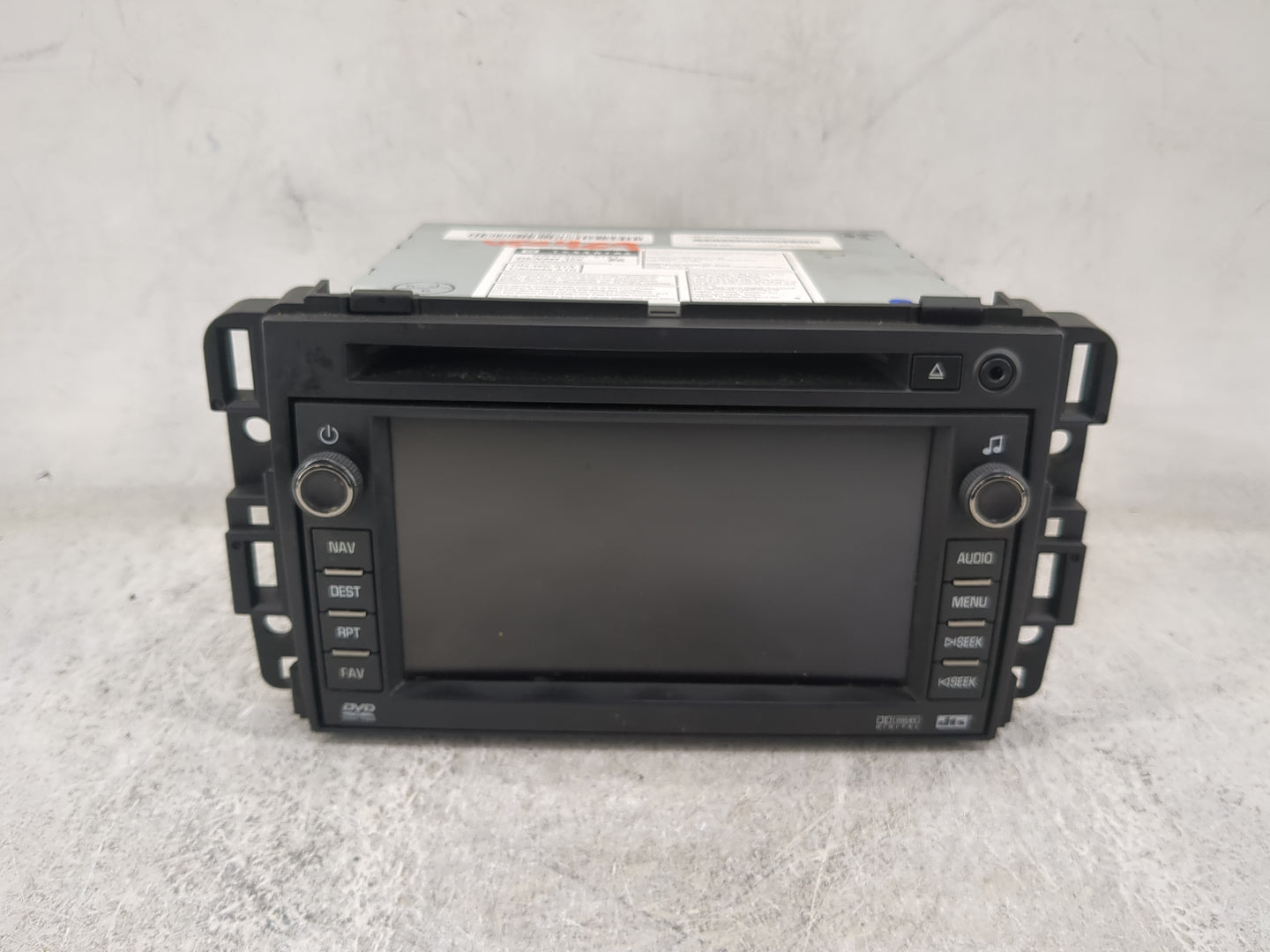 2007-2008 Gmc Yukon Radio AM FM Cd Player Receiver Replacement P/N:15940102 DW468100-5761 Fits Fits 2007 2008 OEM Used Auto 