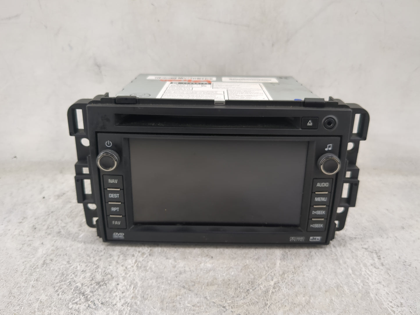 2007-2008 Gmc Yukon Radio AM FM Cd Player Receiver Replacement P/N:15940102 DW468100-5761 Fits Fits 2007 2008 OEM Used Auto 