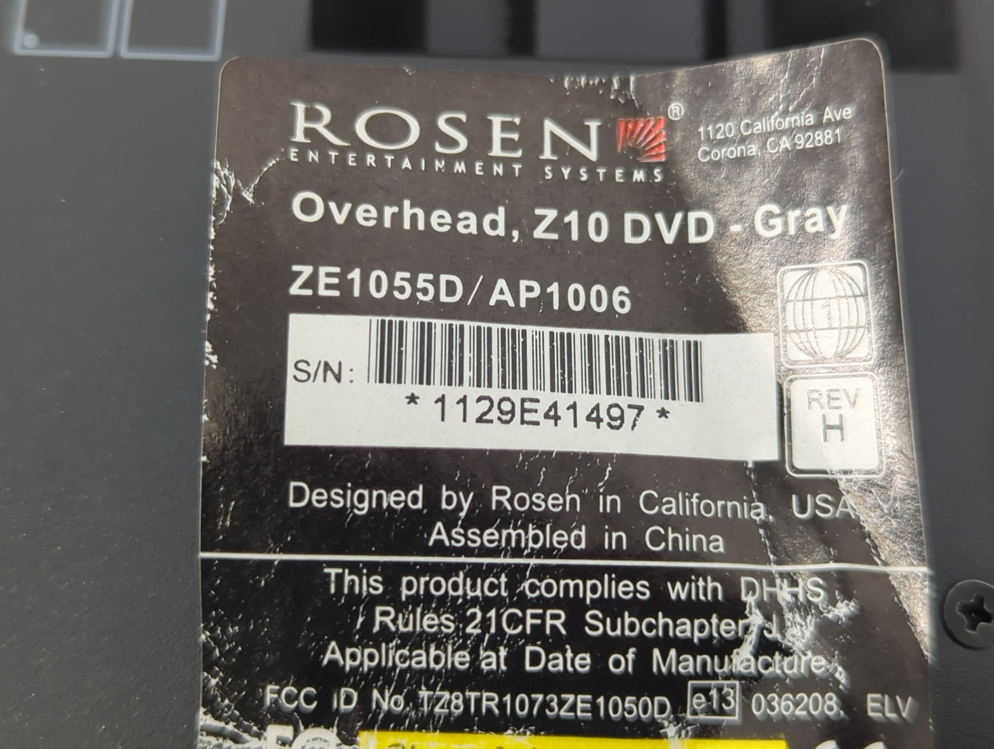 2007 Gmc Yukon Overhead Roof Console - Oemusedautoparts1.com