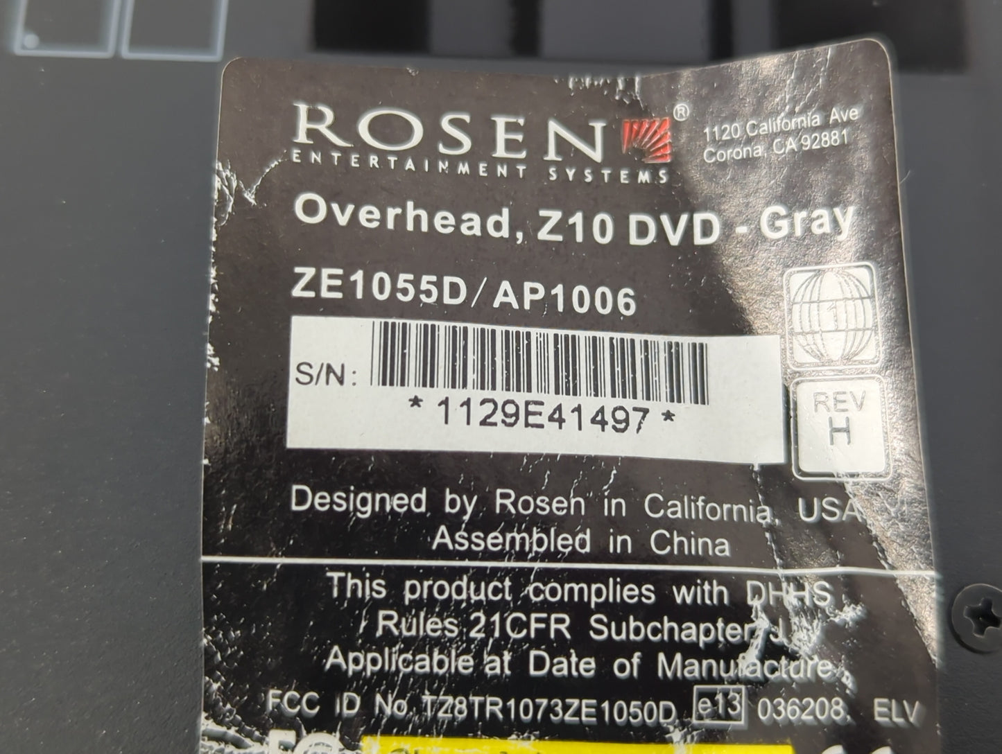 2007 Gmc Yukon Overhead Roof Console - Oemusedautoparts1.com