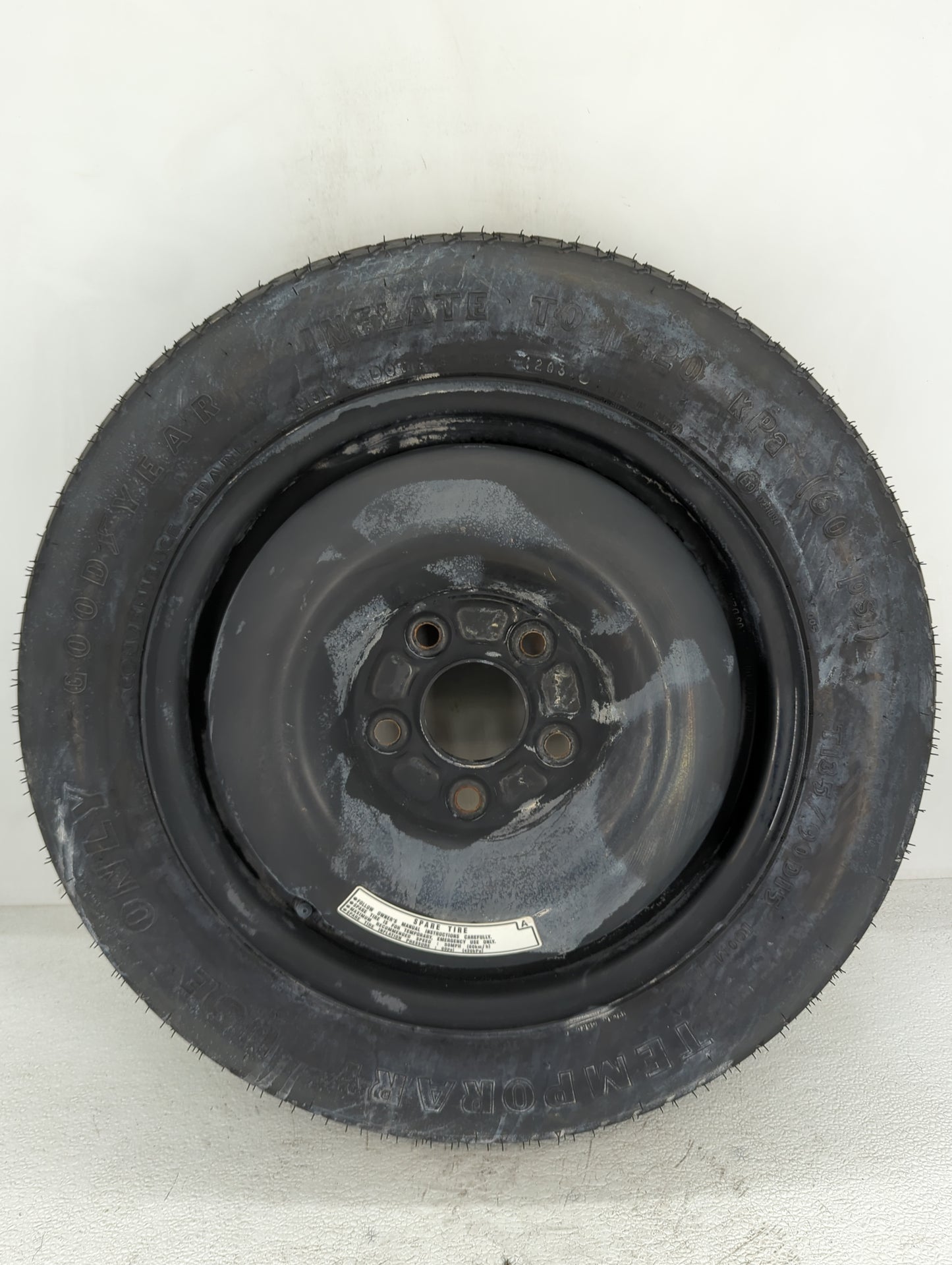 2003-2007 Honda Accord Spare Donut Tire Wheel Rim Oem - Oemusedautoparts1.com