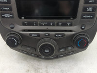 2007 Honda Accord Radio AM FM Cd Player Receiver Replacement P/N:39175-SDA-A120-M2 Fits OEM Used Auto Parts - Oemusedautopar