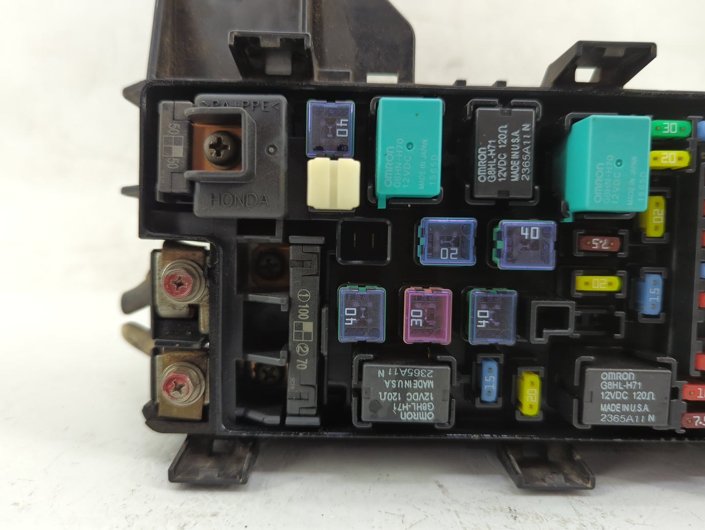 2003-2007 Honda Accord Fusebox Fuse Box Panel Relay Module P/N:38250-SDA-A02 Fits Fits 2003 2004 2005 2006 2007 OEM Used Aut