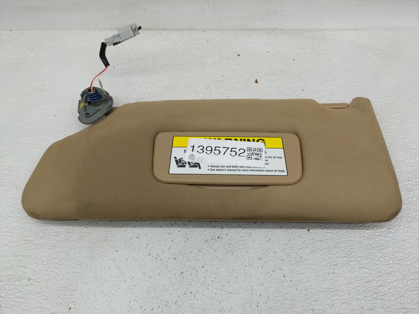 2003-2007 Honda Accord Sun Visor Shade Replacement Driver Left Mirror Fits Fits 2003 2004 2005 2006 2007 OEM Used Auto Parts