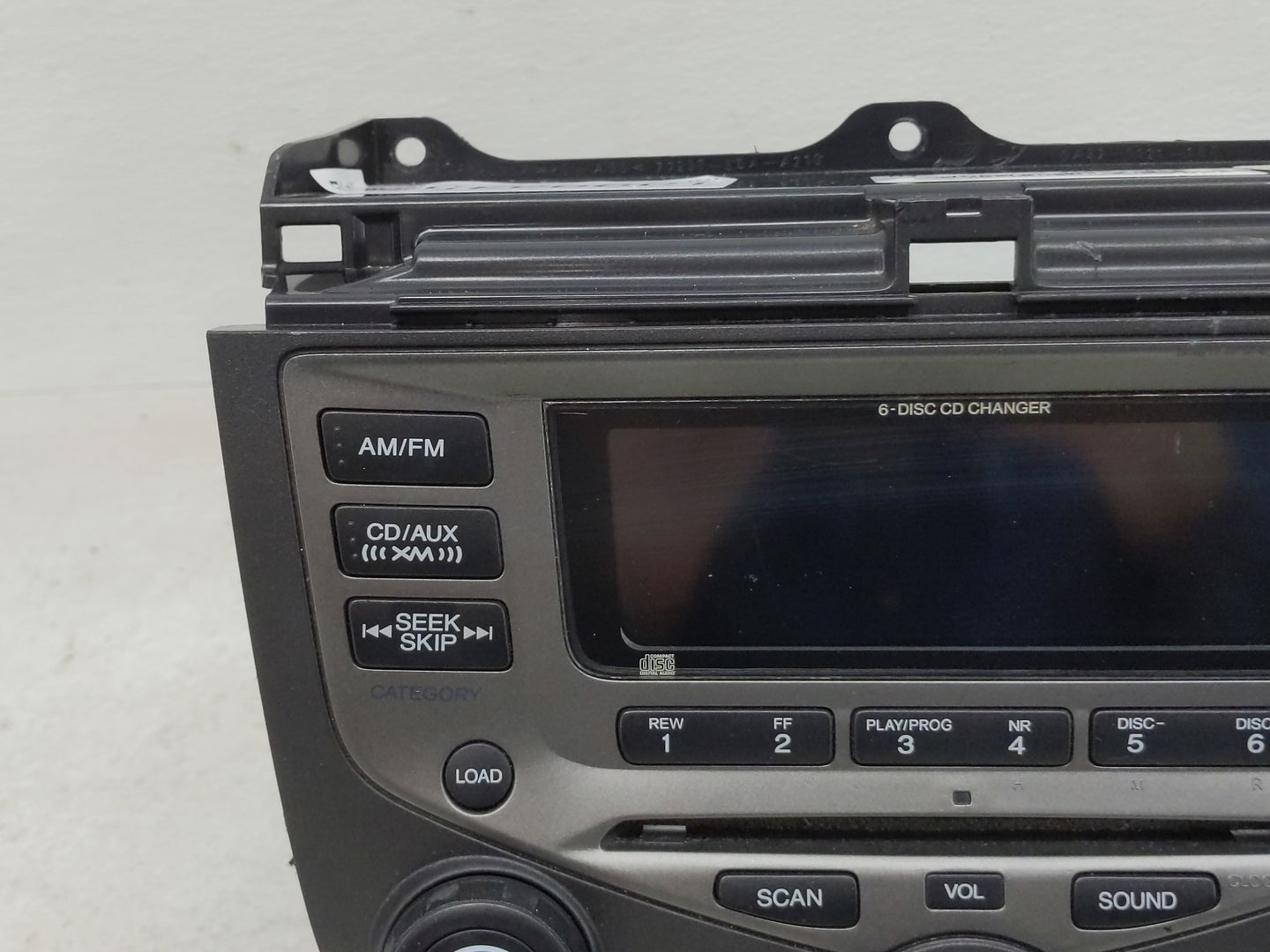 2004-2007 Honda Accord Radio AM FM Cd Player Receiver Replacement P/N:39175-SDA-L120-M2 Fits Fits 2004 2005 2006 2007 OEM Us