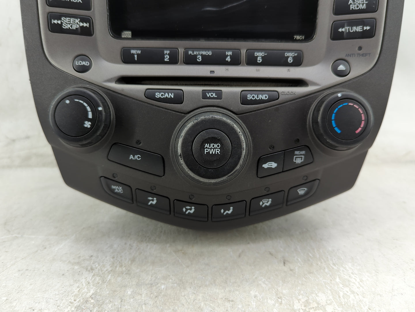 2003-2007 Honda Accord Radio AM FM Cd Player Receiver Replacement P/N:39175-SDA-A120-M2 Fits Fits 2003 2004 2005 2006 2007 O