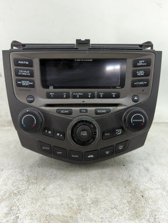 compare product 2007 Honda Accord Radio AM FM Cd Player Receiver Replacement Fits OEM Used Auto Parts