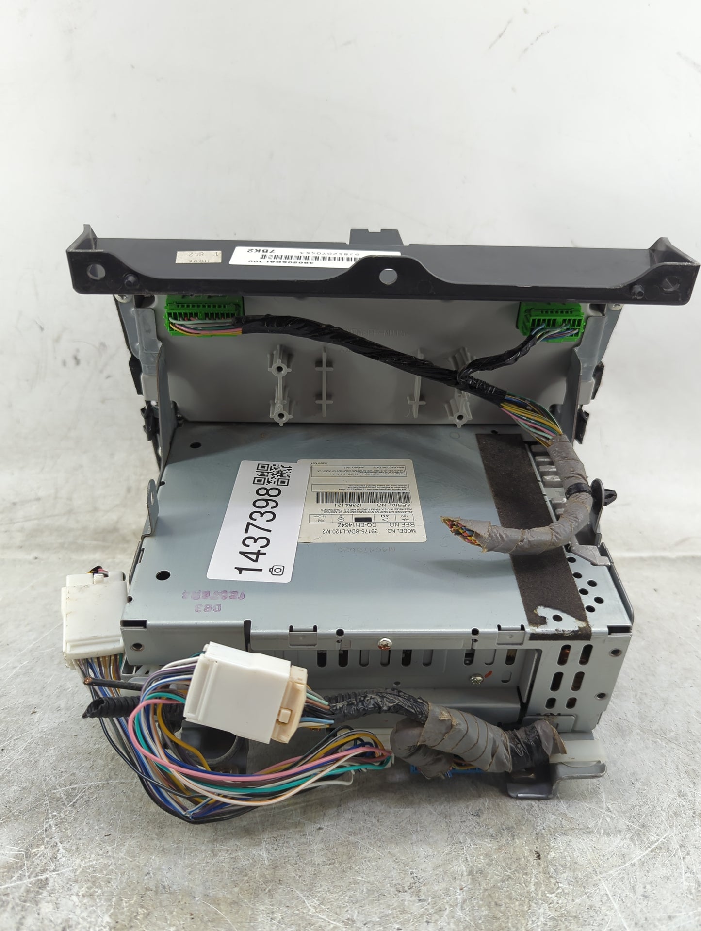 2007 Honda Accord Radio AM FM Cd Player Receiver Replacement Fits OEM Used Auto Parts - Oemusedautoparts1.com
