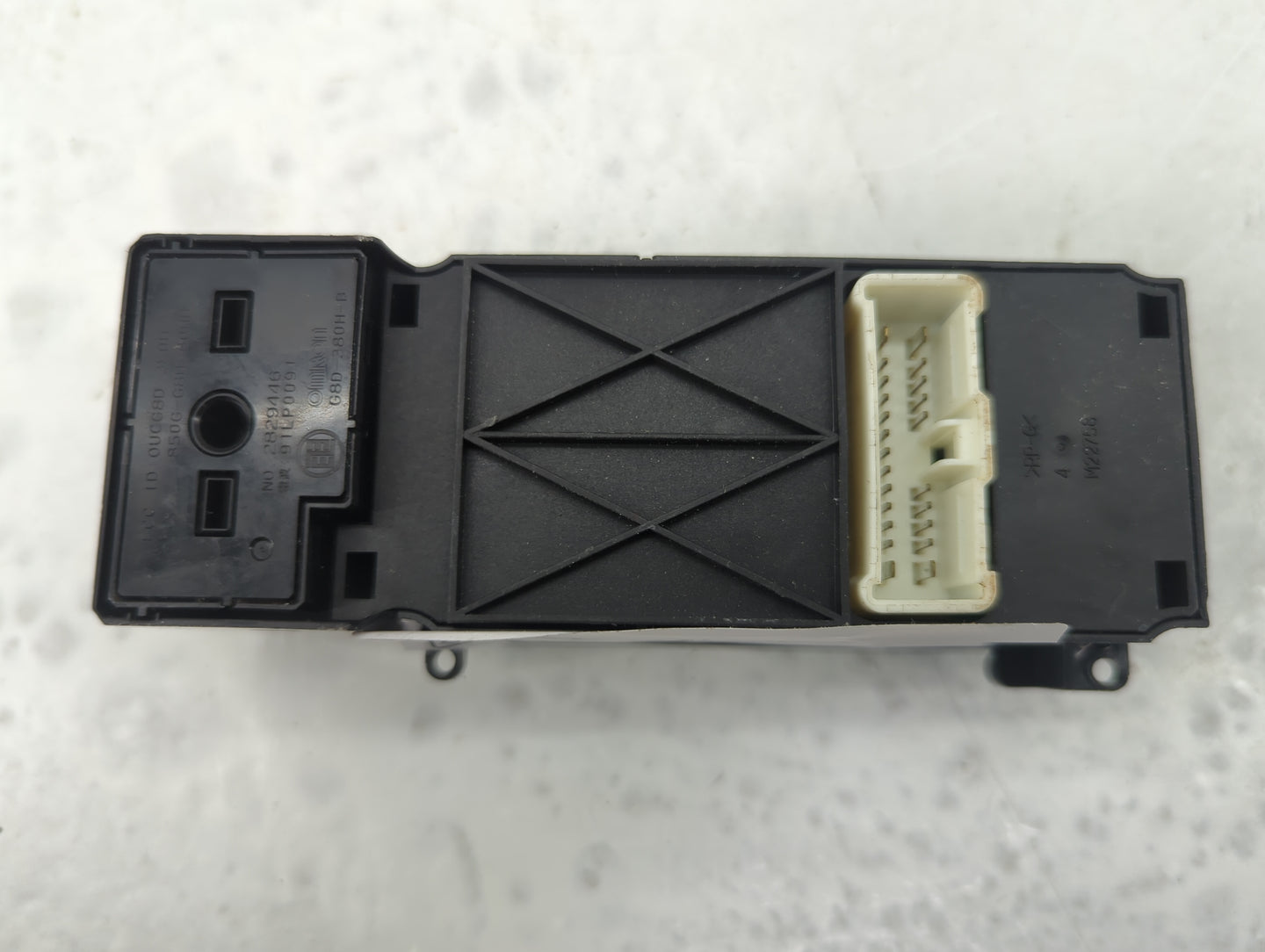 2003-2004 Honda Accord Master Power Window Switch Replacement Driver Side Left P/N:35750-SDA-A14 AH0606 Fits Fits 2003 2004 